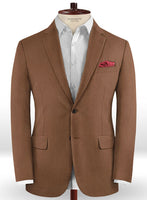 Scabal Brick Brown Wool Suit - StudioSuits