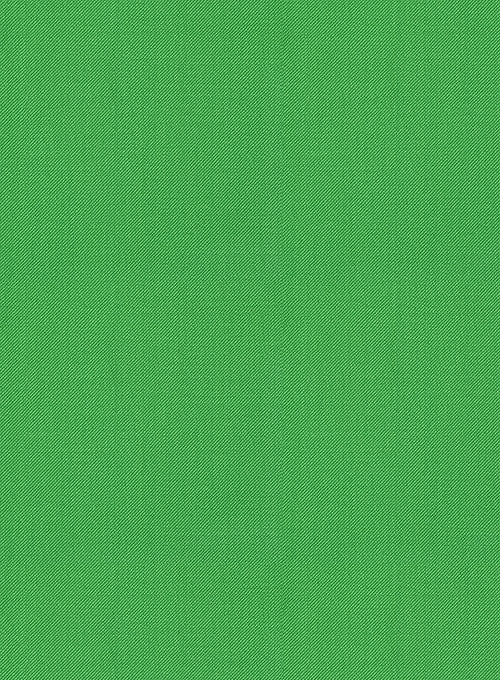 Scabal Bright Green Wool Pants - StudioSuits
