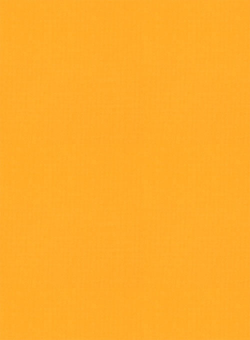 Scabal Bright Orange Wool Pants - StudioSuits