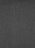 Scabal Carbon Gray Wool Pants - StudioSuits