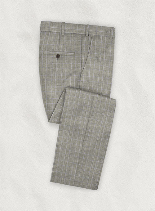 Scabal Cilva Brown Glen Wool Suit - StudioSuits