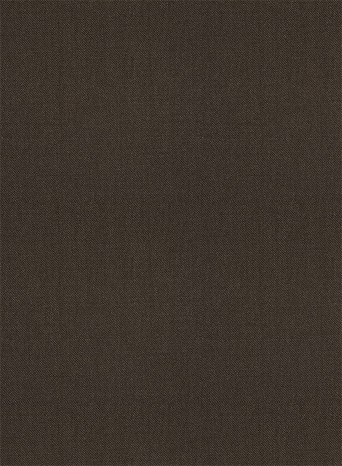 Scabal Dark Brown Wool Suit – StudioSuits
