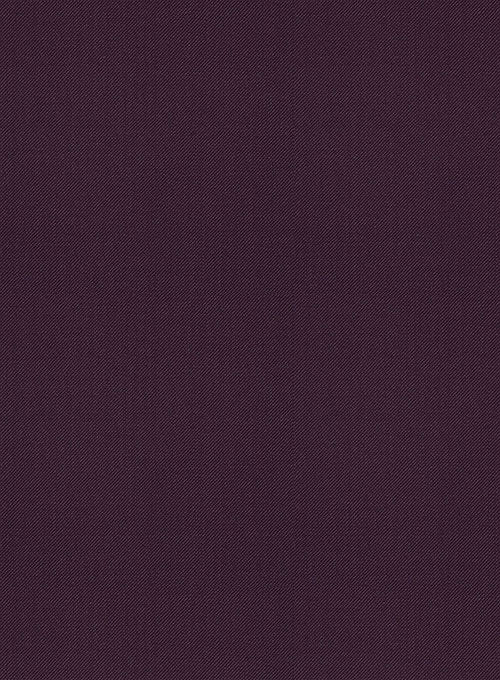 Scabal Dark Purple wool Jacket - StudioSuits