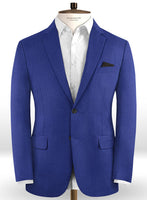 Scabal Egyptian Blue Wool Suit - StudioSuits