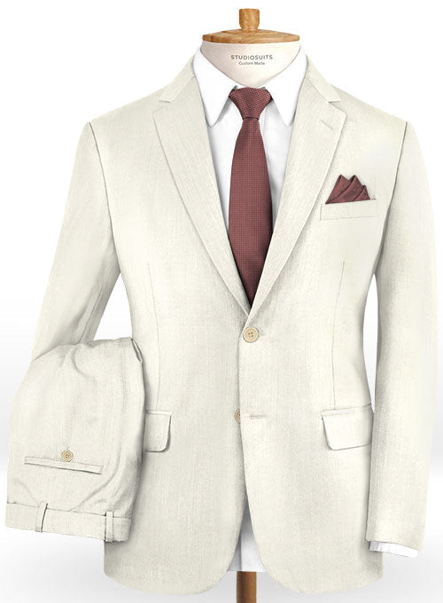 Scabal Fawn Wool Suit - StudioSuits