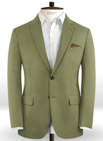 Scabal Fern Green Wool Jacket - StudioSuits
