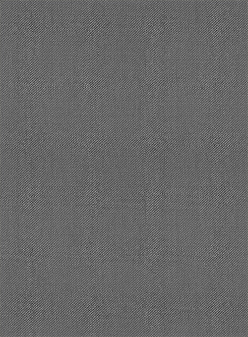 Scabal Flat Gray Wool Suit - StudioSuits