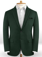 Scabal Forest Green Wool Jacket - StudioSuits