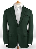 Scabal Forest Green Wool Jacket - StudioSuits