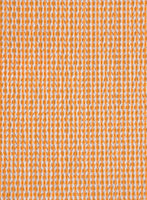 Scabal Gingham Orange Seersucker Jacket - StudioSuits