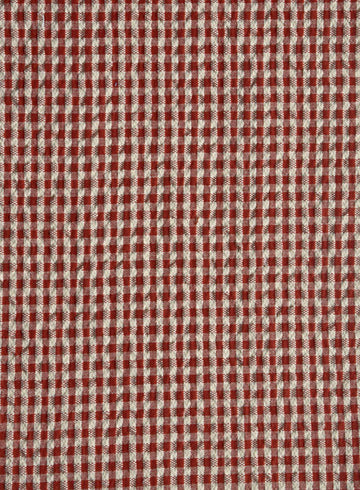 Scabal Gingham Red Seersucker Pants - StudioSuits