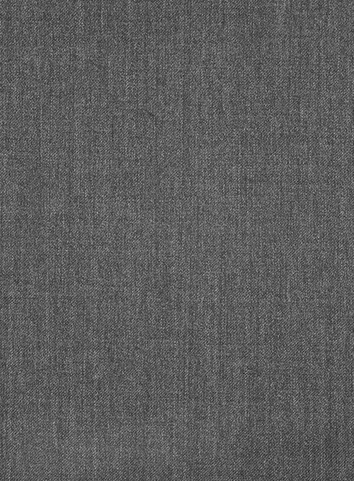 Scabal Graphite Gray Wool Pants - StudioSuits