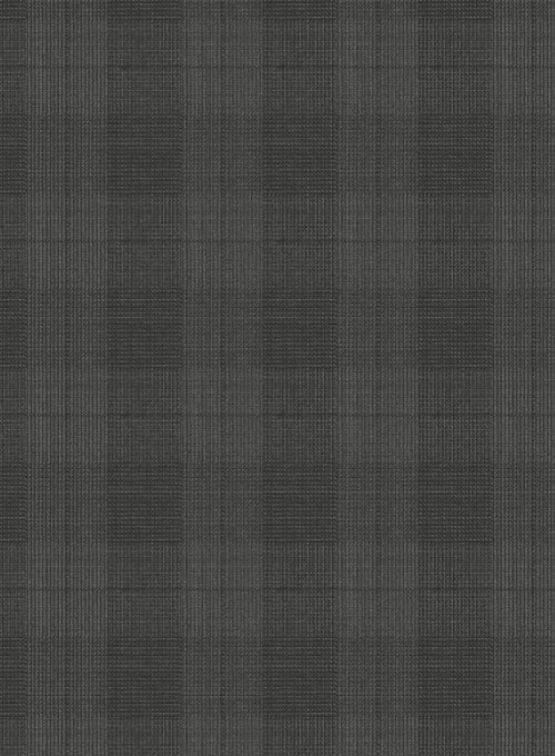 Scabal Gray Black Checks Pure Wool Jacket - StudioSuits