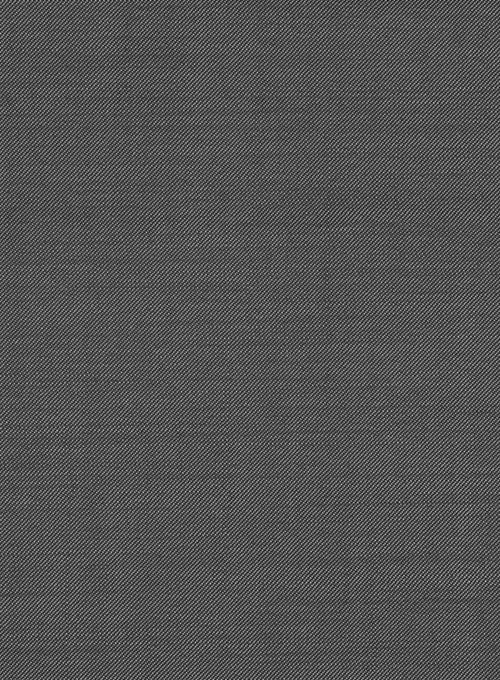 Scabal Gray Twill Pure Wool Suit - StudioSuits