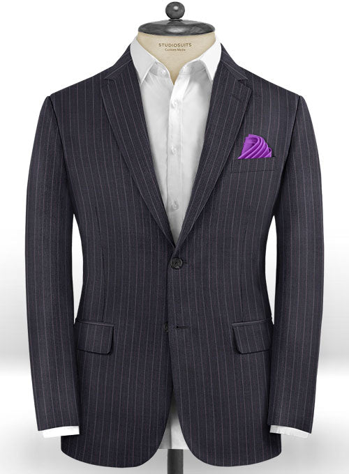 Scabal Inaski Blue Wool Cashmere Jacket - StudioSuits