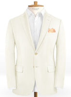 Scabal Ivory Wool Jacket - StudioSuits