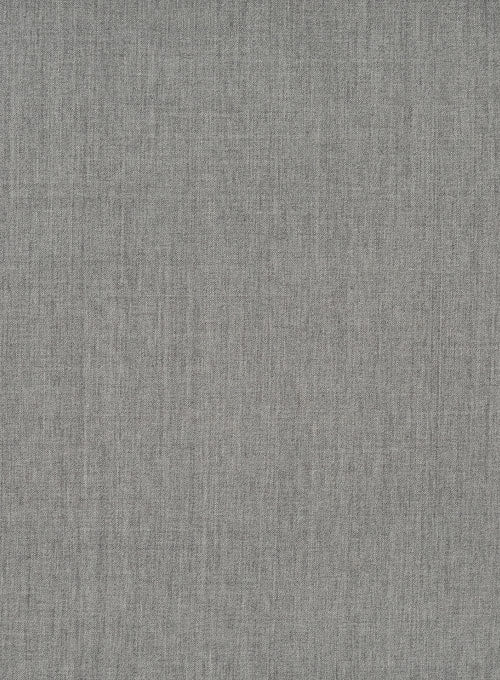 Scabal Light Gray Pure Wool Jacket - StudioSuits
