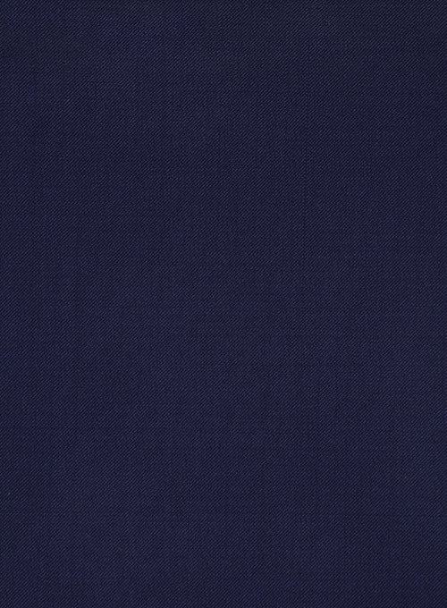 Scabal Navy Blue Wool Suit - StudioSuits