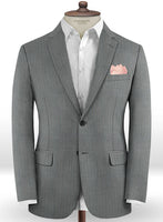 Scabal Nolli Gray Wool Jacket - StudioSuits