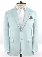 Scabal Pale Blue Wool Jacket - StudioSuits