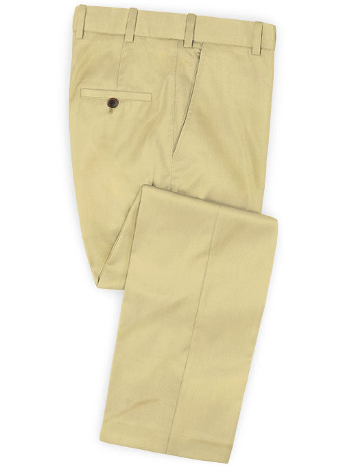 Scabal Pearl Khaki Wool Suit - StudioSuits
