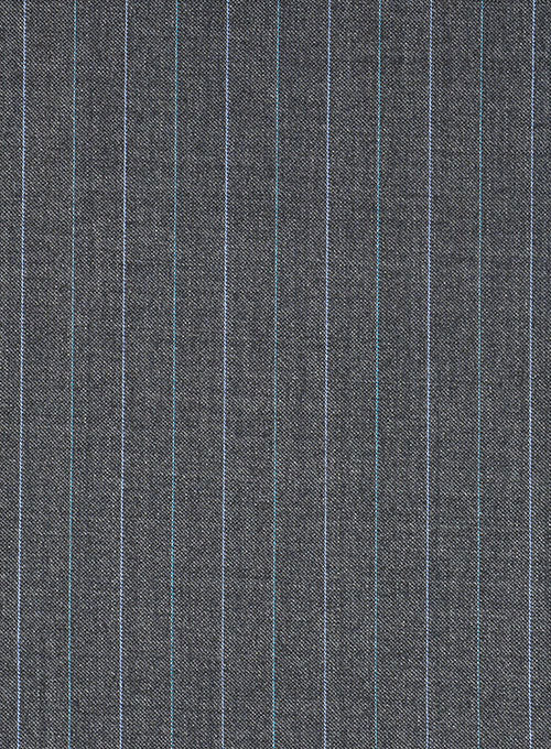 Scabal Peruzi Gray Wool Jacket - StudioSuits