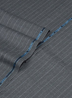 Scabal Peruzi Gray Wool Jacket - StudioSuits