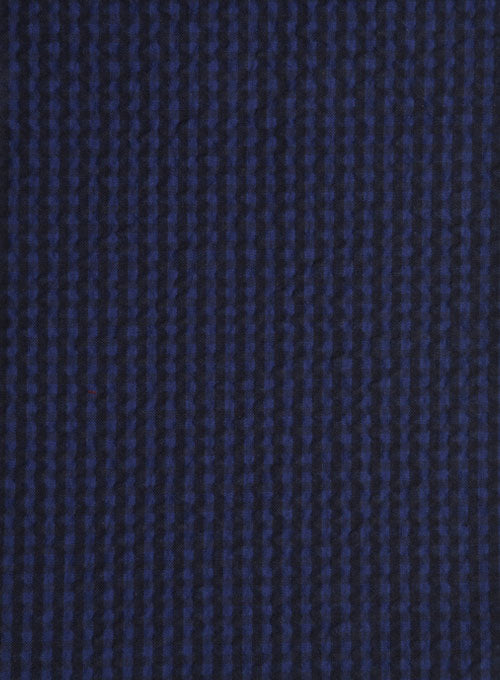 Scabal Polo Blue Seersucker Jacket - StudioSuits