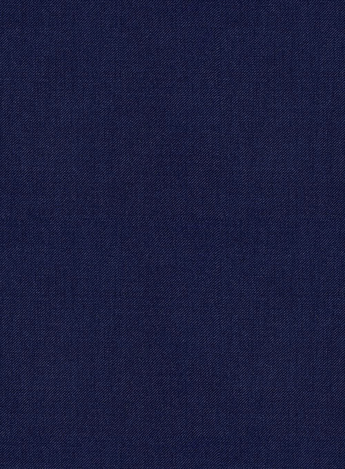 Scabal Regal Blue Wool Pants - StudioSuits