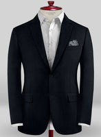 Scabal Taormina Abella Hopsack Blue Wool Jacket - StudioSuits