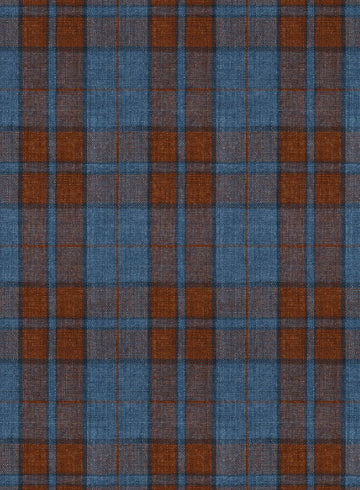 Scabal Taormina Gini Rust Linen Jacket - StudioSuits