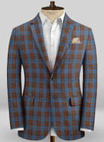 Scabal Taormina Gini Rust Linen Jacket - StudioSuits