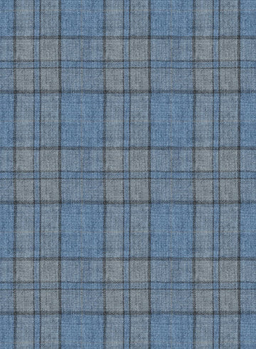 Scabal Taormina Lodi Blue Linen Jacket - StudioSuits