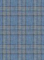 Scabal Taormina Lodi Blue Linen Jacket - StudioSuits