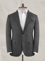 Scabal Vatore Gray Wool Jacket - StudioSuits