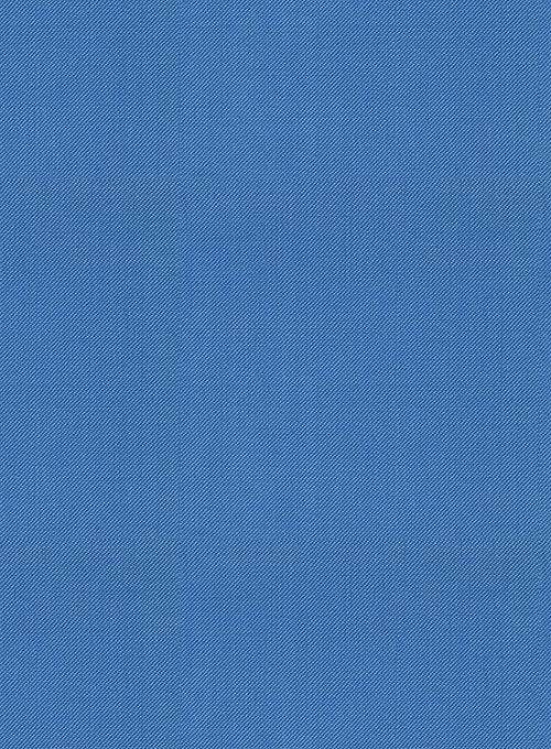 Scabal Yale Blue Wool Pants - StudioSuits