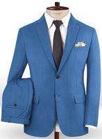 Scabal Yale Blue Wool Suit - StudioSuits