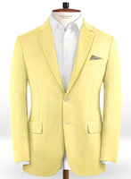 Scabal Yellow Wool Jacket - StudioSuits