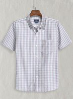 S.I.C. Tess. Italian Cotton Azzure Shirt - StudioSuits