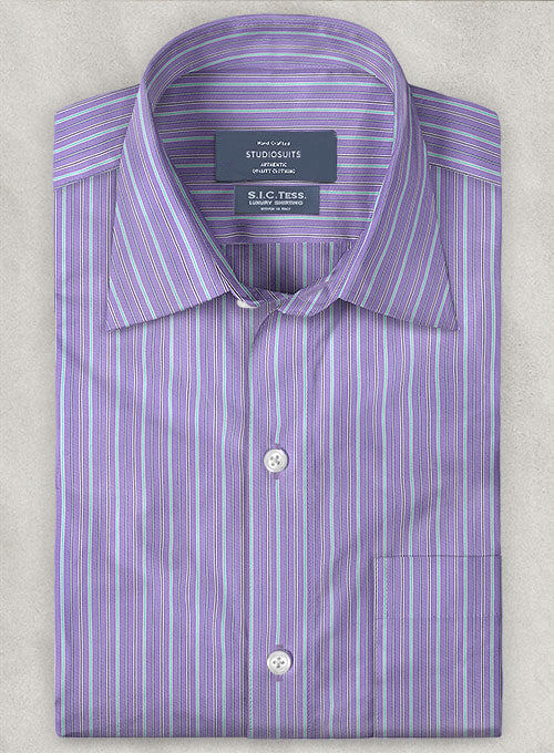 S.I.C. Tess. Italian Cotton Parina Shirt - StudioSuits