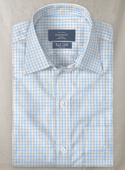 S.I.C. Tess. Italian Cotton Lozio Shirt - StudioSuits