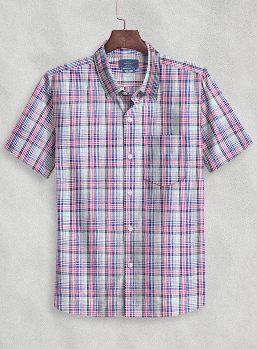 S.I.C. Tess. Italian Linen Loparo Shirt - StudioSuits