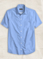 Sky Blue Luxury Twill Shirt - StudioSuits