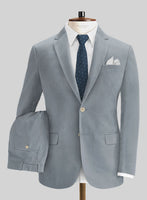 Slate Blue Stretch Chino Suit - StudioSuits