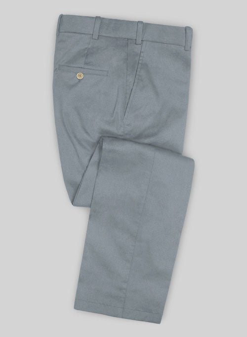 Slate Blue Stretch Chino Suit - StudioSuits