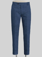 Solbiati Denim Dark Blue Linen Suit - StudioSuits