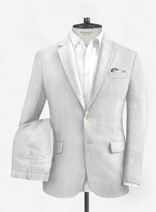 Solbiati White Seersucker Suit - StudioSuits