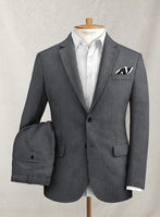 Solbiati Gray Blue Seersucker Suit - StudioSuits