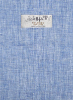 Solbiati Artic Blue Linen Jacket - StudioSuits