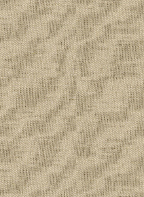 Solbiati Beige Linen Pants - StudioSuits